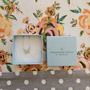 Touchstone Crystal Butterfly necklace